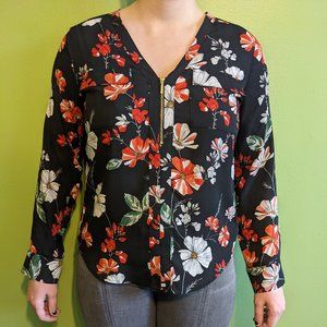 Express Floral Print Blouse